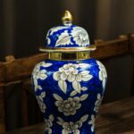 Hand painted Temple Jar Vase
