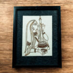 Copper Wire Picture Small Framed