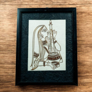 Copper Wire Picture Small Framed
