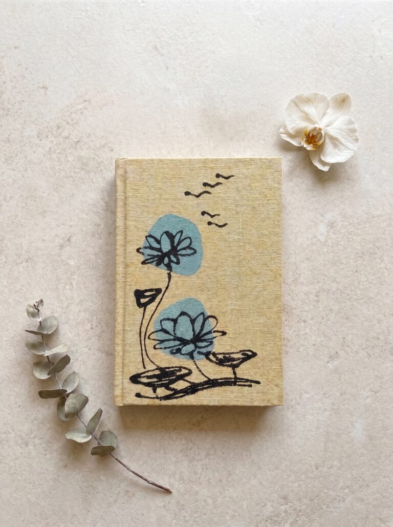 Natural Dye & Yellow Handmade Diary