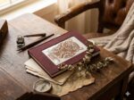 Handmade Paper Diary with Copper Wire Art