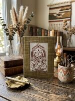 Handmade Paper Diary with Copper Wire Art