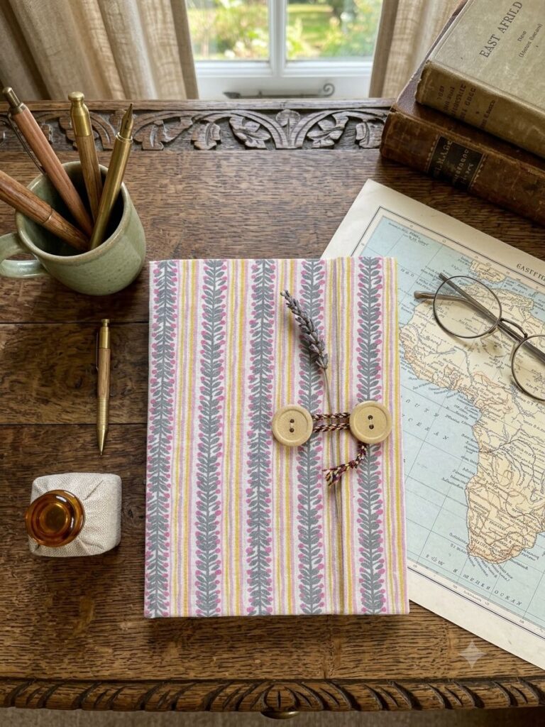 Handmade Diary with Button