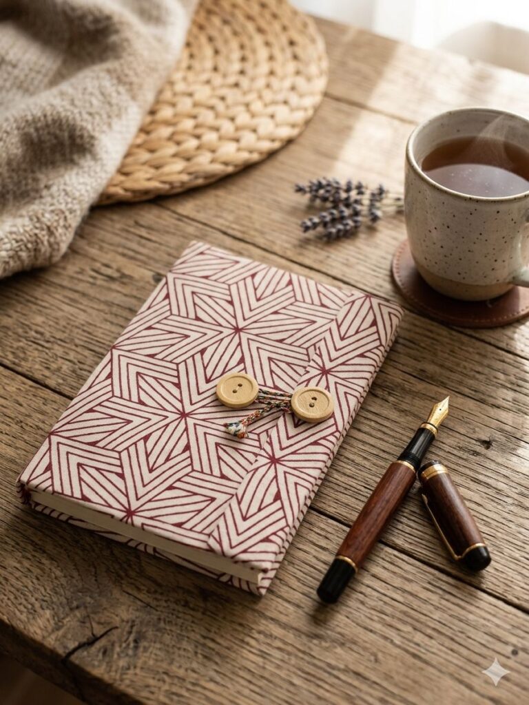 Handmade Diary with Button
