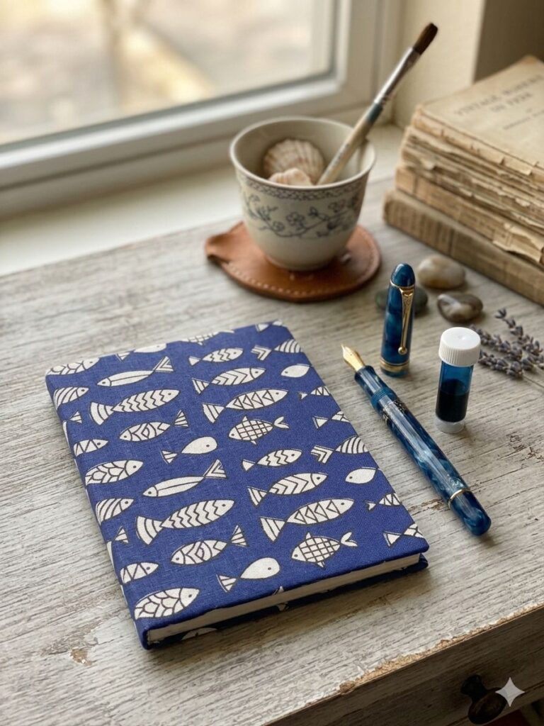 Ajrakh Cloth Handmade Paper Diary