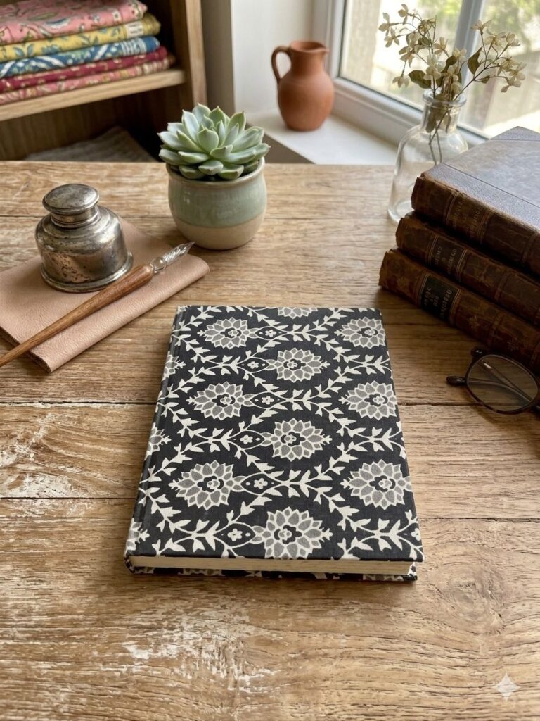 Ajrakh Cloth Handmade Paper Diary