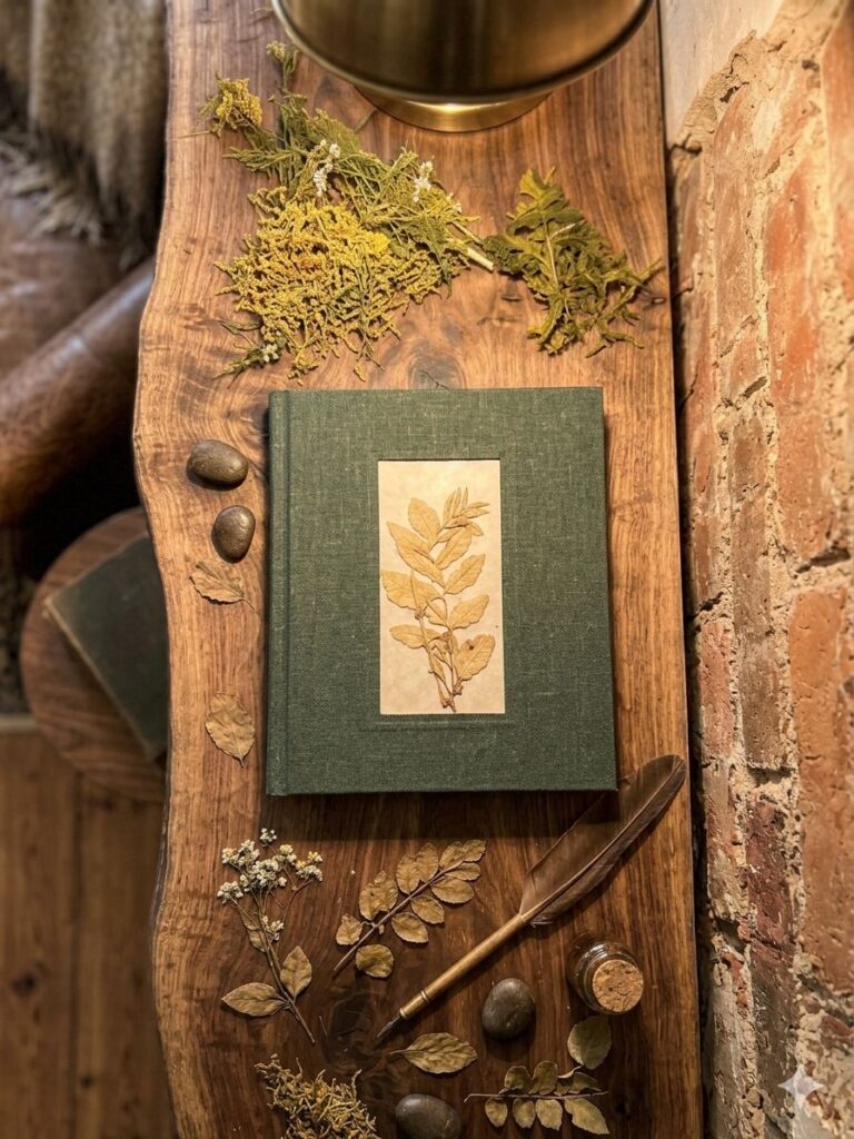 Small Box Diary – Natural Leaf Printing