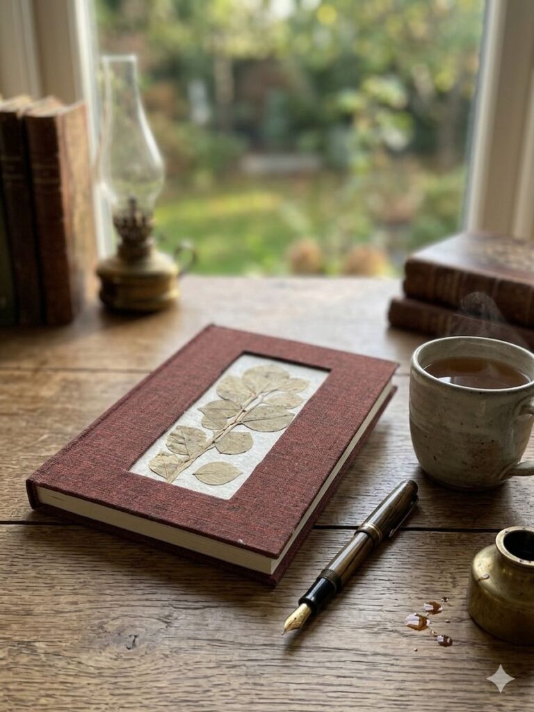 Small Box Diary – Natural Leaf Printing