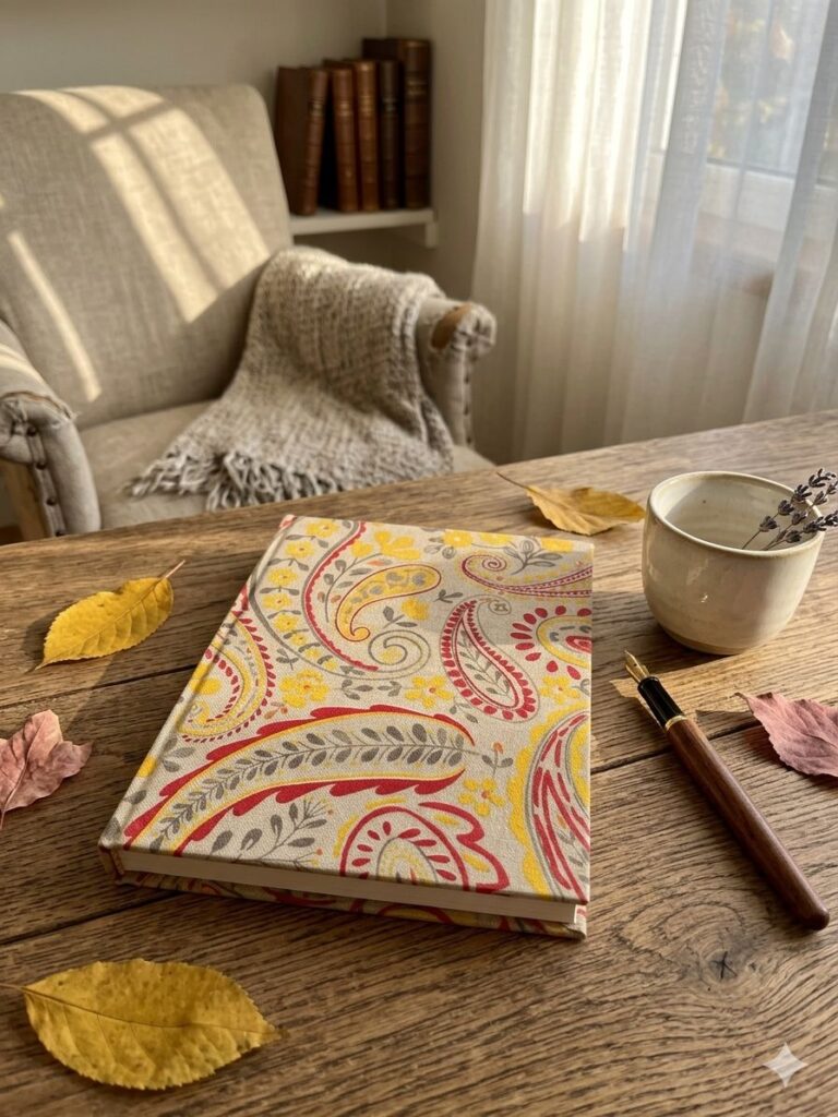 Ajrakh Cloth Handmade Paper Diary