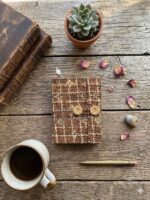 Natural Dye & Handmade Diary with Button