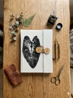 Natural Dye & Handmade Diary with Button