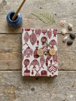 Natural Dye & Handmade Diary with Button