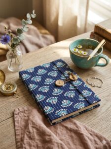 Handmade Diary with Button