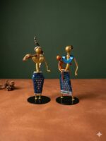 Scrap Metal Village Figures Set