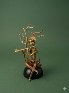 Scrap Metal Sitting Shri Krishna