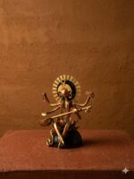 Scrap Metal Sitting Devi Saraswati