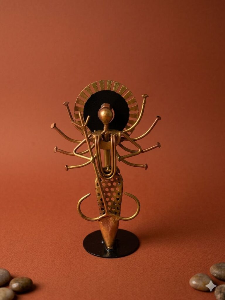 Scrap Metal Standing Maa Durga