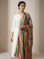 Leheriya Dupatta (Multicolour)