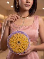 Women's Bag - Lippan Art Round shaped (Lavender)