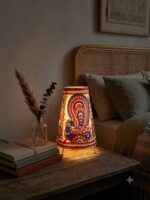 Round Lampshade Leather Puppetry