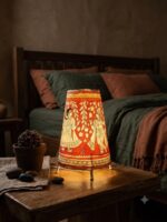 Round Lampshade Leather Puppetry