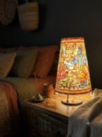 Round Lampshade Leather Puppetry