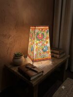 Square Lampshade Leather Puppetry